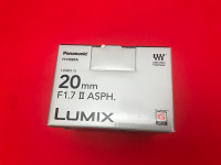Panasonic Lumix 20mm 1.7