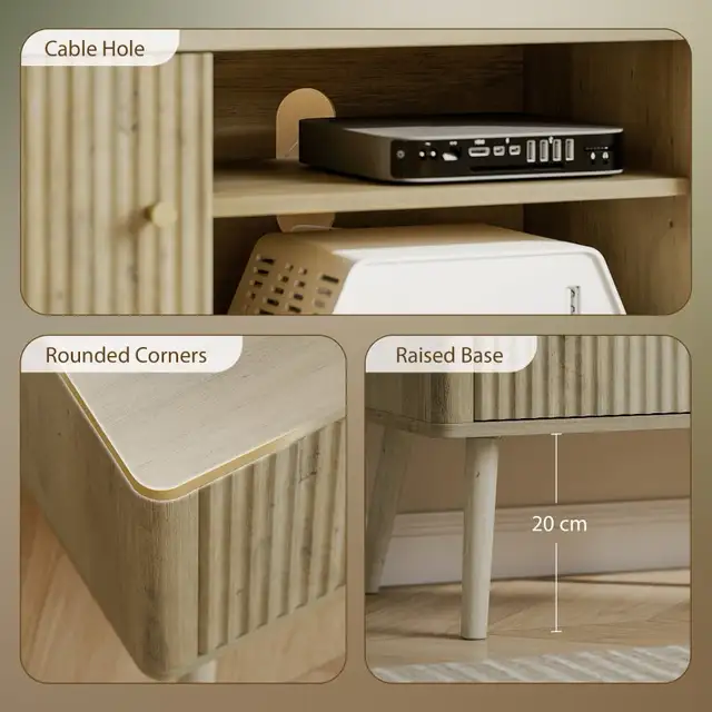 TV Stand for 65 Inch Television, Entertainment Center in Video & TV Accessories in Markham / York Region - Image 10