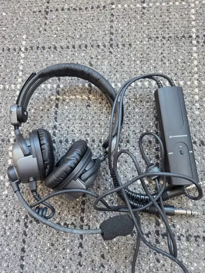 USED Sennheiser Noise Cancelling Aviation Headset, View more