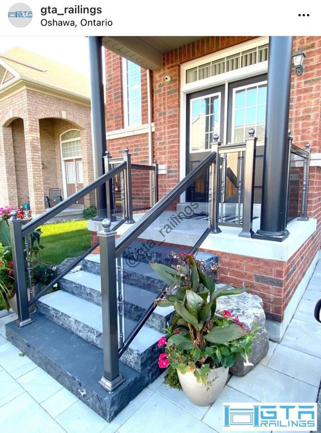 Sleek Aluminum & Glass Railings: Custom Design available  in Decks & Fences in Markham / York Region - Image 2