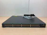 Cisco WS-C2960S-48FPS-L 48-Port Gigabit POE Switch