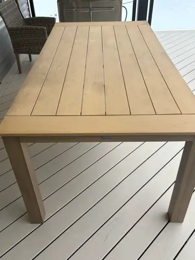 Outdoor Patio Table Rust Proof Aluminum, View more
