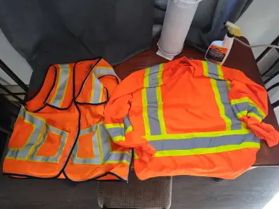 High vis long sleeve shirt and vest, View more