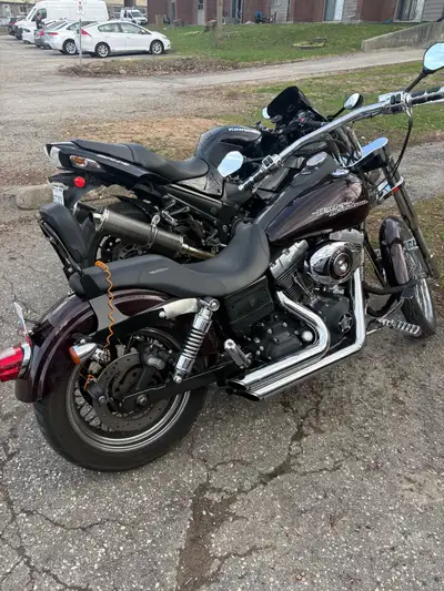 New starter, new battery, new front and rear tires, new rear rotor Vance and Hines pipes, sounds gre...