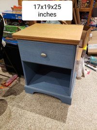 Night stand side table with drawer and storage 