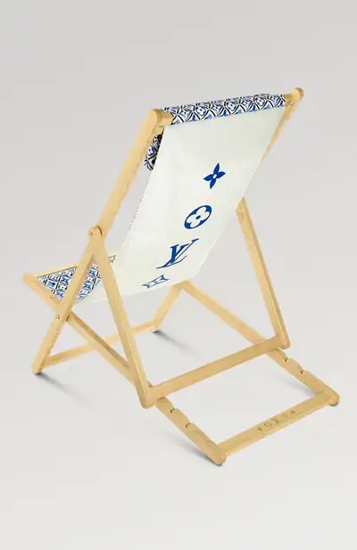 Louis Vuitton By the pool deck chair. Made in Italy, View more