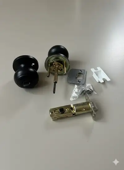Round Privacy Door Knob for Bedroom/Bathroom,Keyless Door Knobs, View more
