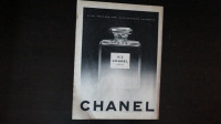 chanel #5 publicité de parfum 1958