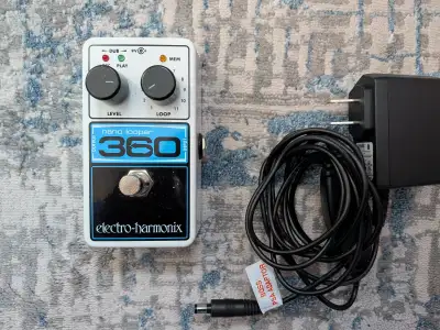Electro-Harmonix Nano looper 360 + Boss Adapter, View more