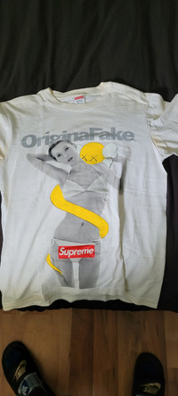 Supreme X original fake Kate moss tee 