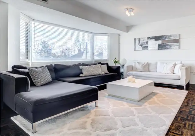 STRUCTUBE sofas, bar stools (also free), SONY TV - save $$$ in Couches & Futons in City of Toronto - Image 2