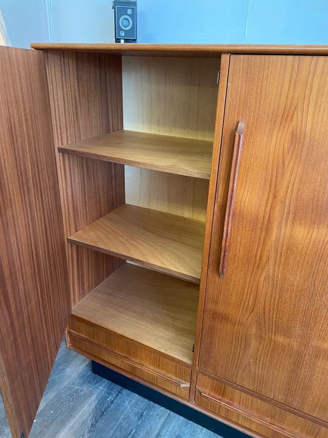 Teak Mid Century Modern Wardrobe Gentlemen’s chest in Dressers & Wardrobes in Oshawa / Durham Region - Image 3