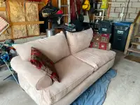 7 foot beige Couch available for sale