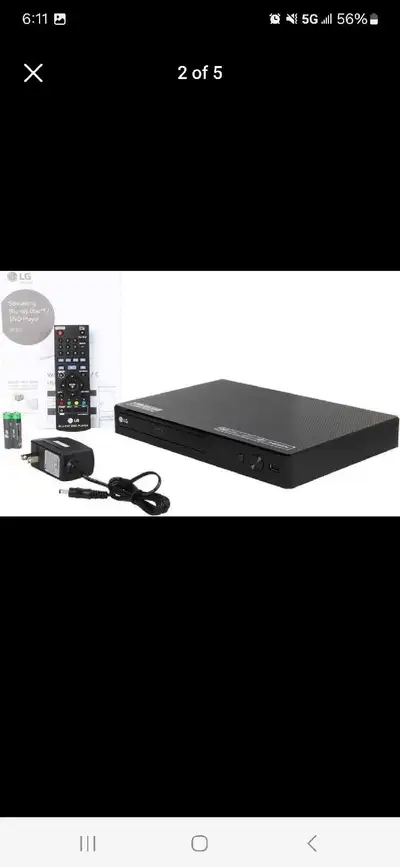 LG BP350 Smart Wi-Fi Blu-ray / DVD Disc Player
