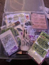 Scrapbooking and paper craft lot