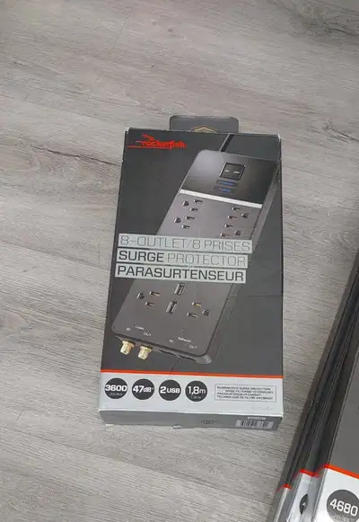 Rocketfish 8-Outlet Surge Protector - 3600 Joule, View more