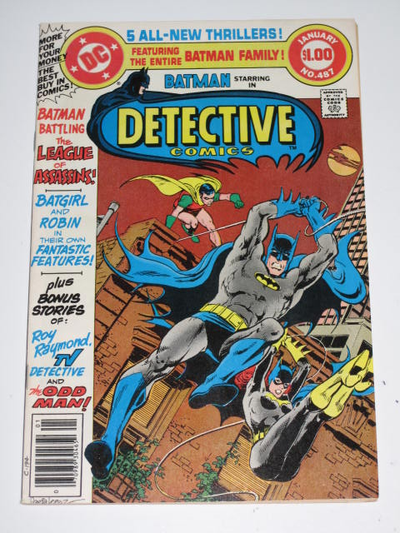 Detective Comics#487 Robin! Batgirl! comic book, View more