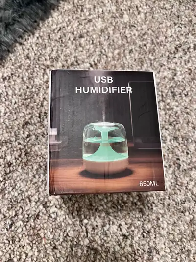I am selling this brand new humidifier as I have two. This is a small for its size yet last upto 24...