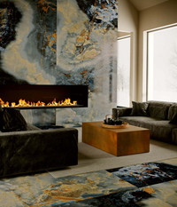 Eternal Blue Beautiful 24x48 Porcelain Tile Made in Italy