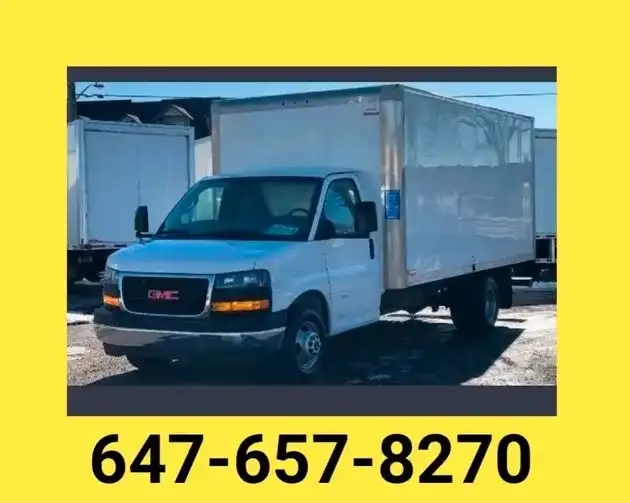 Single Items Curbside Moving Delivery Man with Big Van Truck64612064080258120