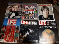 Magazines from 80s and 90s - Life, Rolling Stone