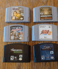 The Complete AKI/THQ N64 library, including WWF No Mercy