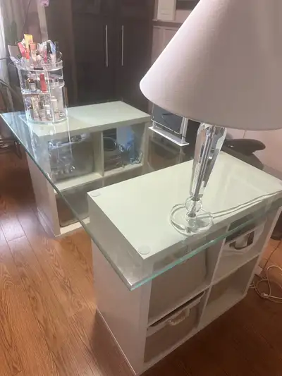 large glass table top, View more
