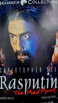 Vintage Movie titled Rasputin The Mad Monk VHS - C. Lee