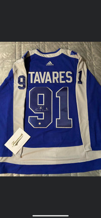 John Tavares Signed Adidas RR Jersey