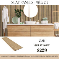 Accent Wall Wood Panels - Slat Panels - Fluted Panels