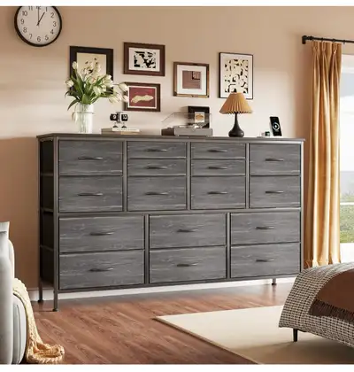 NewDresser TV Stand with Power Outlet 60" TV Stands, View more