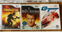 Jeux GT Pro Series, Firefighters & Hell’s Kitchen pour Wii