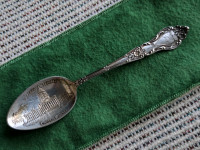 1910 Sterling Silver Topeka Kansas Souvenir Spoon