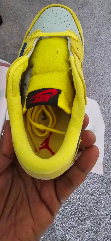 Jordan 1 Retro Low Travis Scott Canary  Yellow (TD) New 10c in Other in Markham / York Region - Image 9