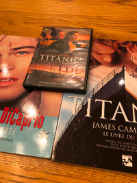 TITANIC - DVD et superbes livres du film et Leonardo