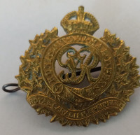 WW2 ? Royal Canadian Engineers Cap Badge Canada Military WWII