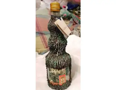 Vintage PETRONE LAMF empty liquor bottle, View more