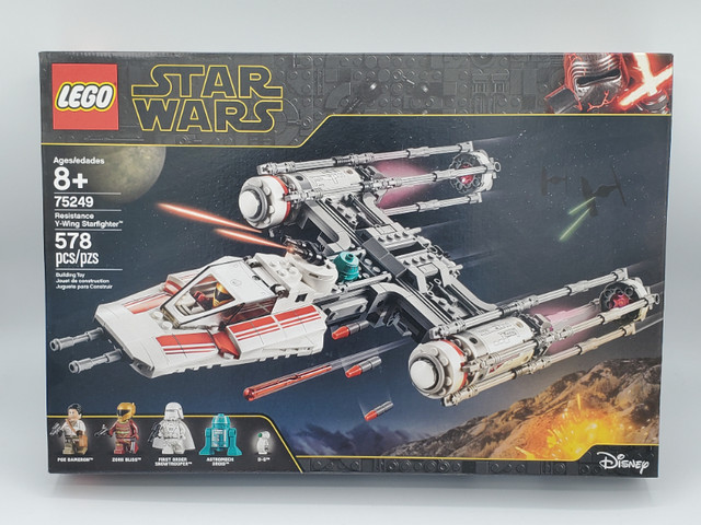 Star Wars Lego Resistance Y-Wing Starfighter #75249 retired new dans Jouets et jeux  à Ouest de l’Île