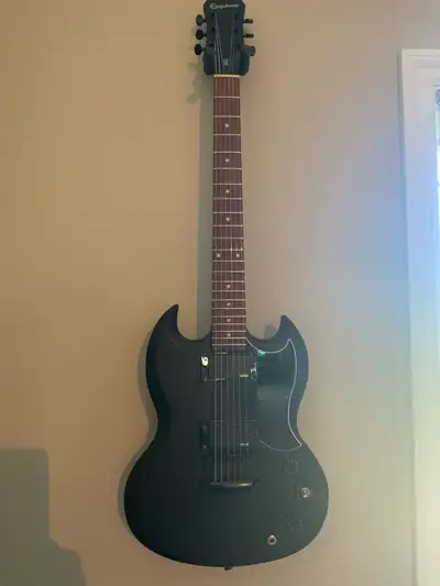Epiphone Sg Matte Black, Zac Wylde EMG Pickups, View more