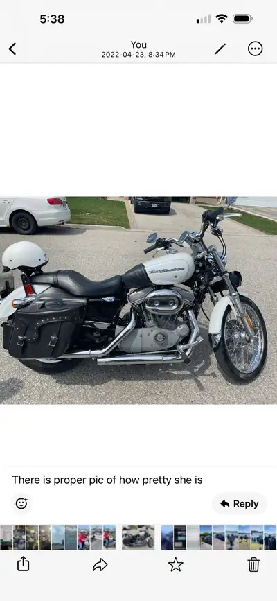 Save this beauty from another summer in the garage!! 06 Harley Davidson Sportster XXL883C , two fema...