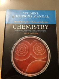 Student Solutions Manual for Chemistry: $22