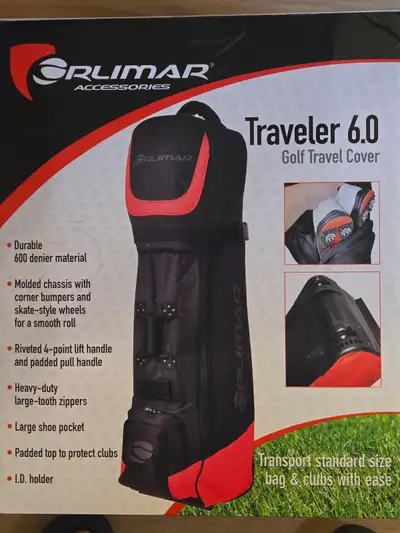 Travel bag for golf clubs, View more