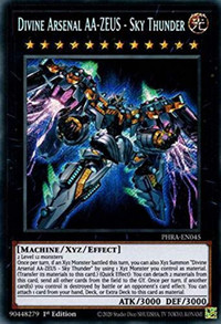 Yugioh secret Divine Arsenal AA-ZEUS - Sky Thunder yu gi oh