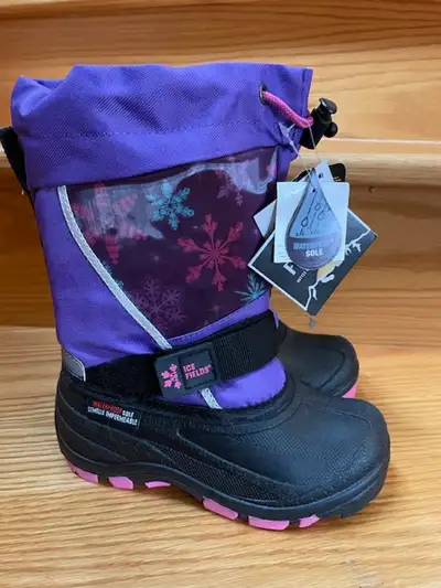 -40C Girls children’s youth winter boots size 12 lights up new, View more