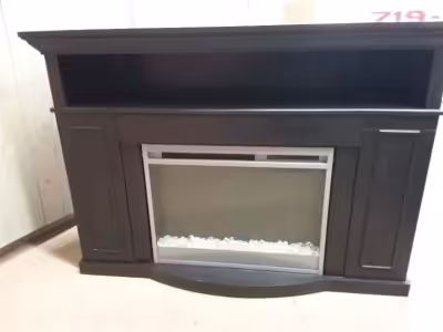 WOOD GRAINED BLACK UNIT WITH ALTRAFLAME FIREPLACE INSERT, DIGITAL CONTOLS ( no remote sorry, is avai...