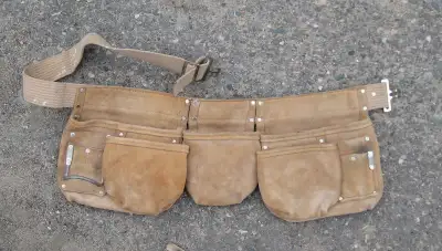 Real LEATHER Tool Belt Pouch Apron Kuny's 44" Waist or smaller, View more
