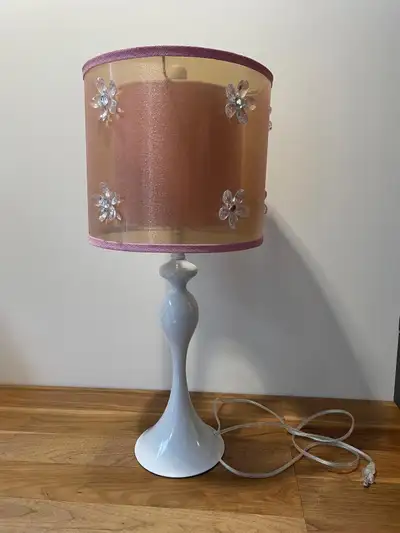 Pink Flower Design Lamp, View more