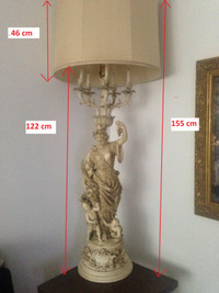 Belle Statue Porte lampe