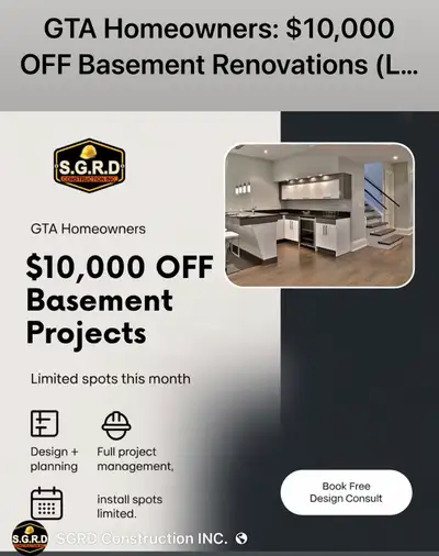 Legal Basement and Home Renovation, View more