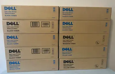 Dell 3000cn/3100cn Toner Cartridge (Black/Yellow/Magenta), View more